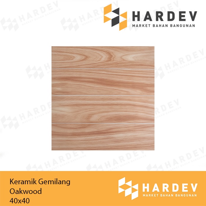 KERAMIK GEMILANG 40X40 OAKWOOD KW1