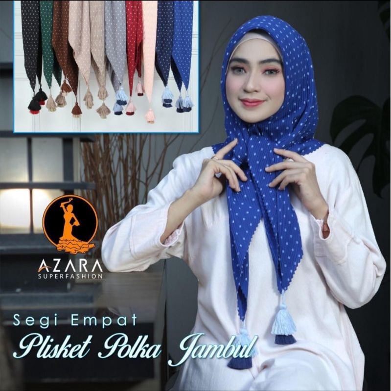Segiempat Plisket Jambul Oskara Azara LC