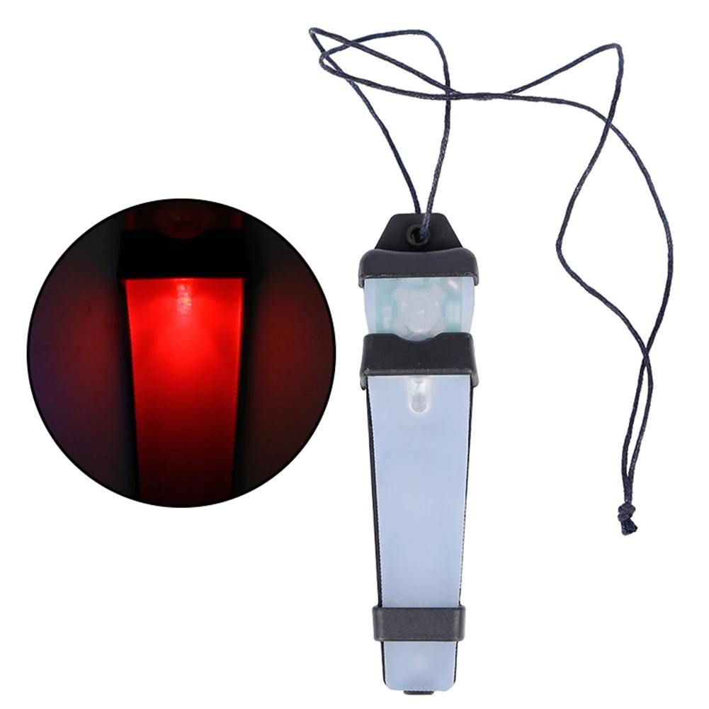 TFL Lampu Helm Tactical Bike Flashlight Helmet Signal Light - WEX234 - Red