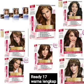 LOREAL Paris Hair Colour Color Excellence Cream Cat  Rambut  