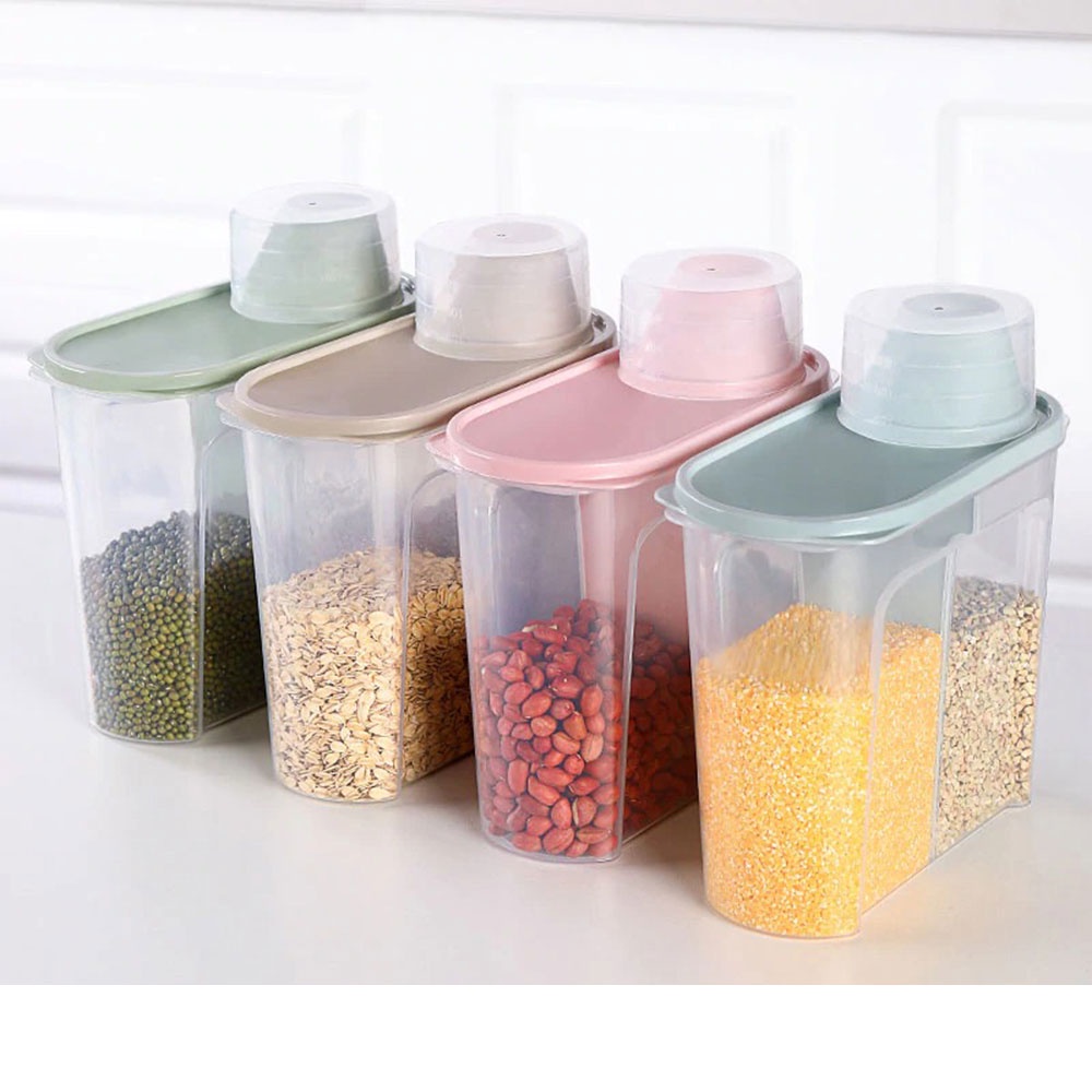 Toples Wadah Penyimpanan Makanan Food Storage Container 1.9L 1PCS