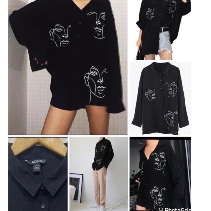 {TRG.10Jn22ˢ} BAJU KEMEJA MONKL UNISEX