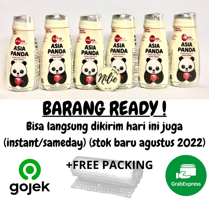 Jual Baca Deskripsi Asia Panda Milk Ready Stock Susu Steril Susu Panda Susu Asia Panda 7018