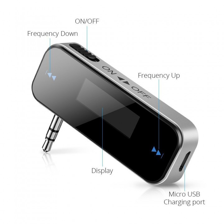 FM201 - FM Audio 3.5mm Stereo Mini Wireless Transmitter