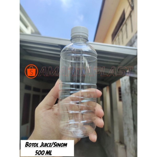 Botol Plastik 500ml/ Botol Murah 500ml/ (1 Pack isi 100pcs) + Include Biaya tambahan Packing/ Botol 