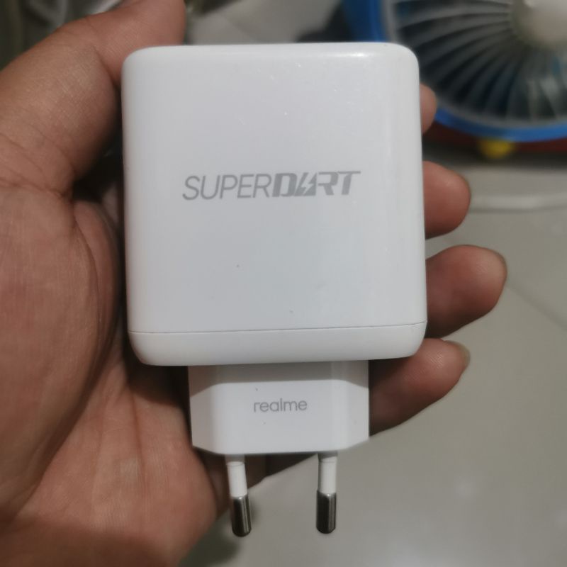 Kepala Charger Realme 7pro / 8 pro GT SUPERDART bekas Copotan bawaan hp