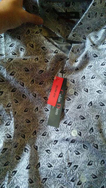 Vm Kemeja Batik Casual Slimfit Panjang Abu Muda - Long Slim Shirt B-207