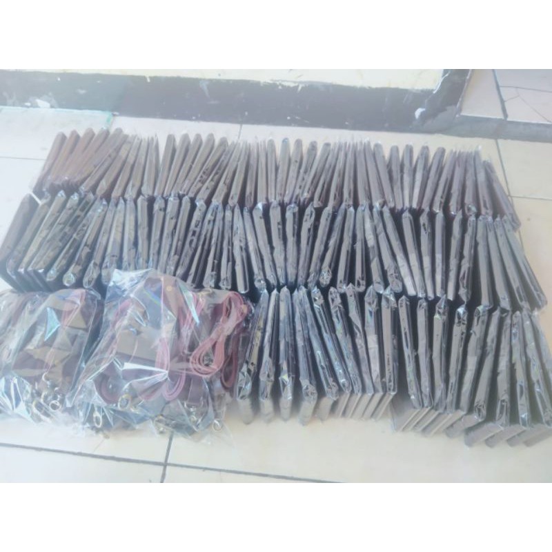 (Minim Order 50pcs) Dompet Id Card Holder Kulit Sapi - Free Custom Label Embos