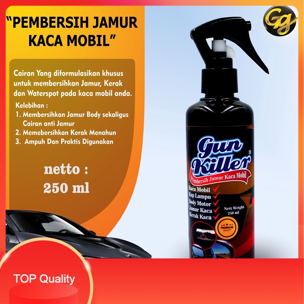 OBAT JAMUR UNTUK MOBIL/PEMBASMI JAMUR PADA KACA MOBIL 250ML