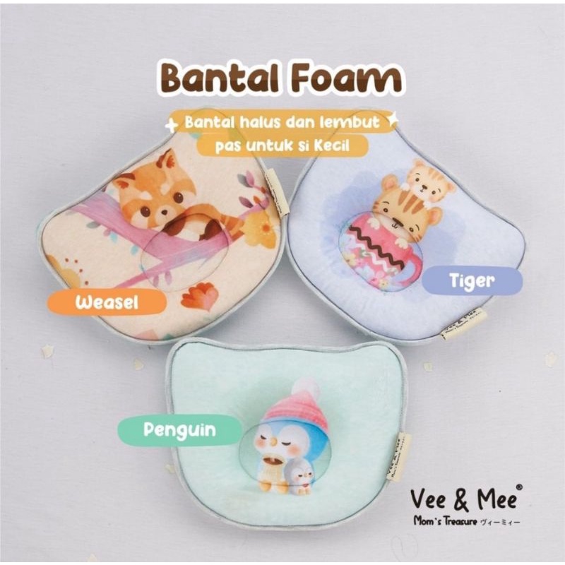 Vee &amp; Mee Memory Foam Baby Pillow - Bantal Peang Foaming