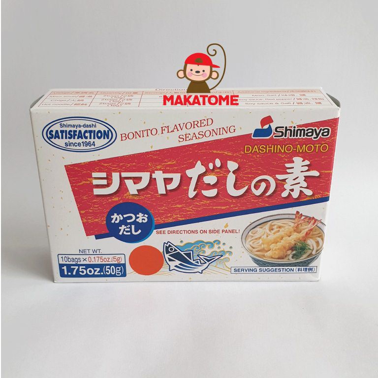 

SHIMAYA DASHINO MOTO Powder Dashi Kaldu ikan 50g 10 x 5 gr bonito