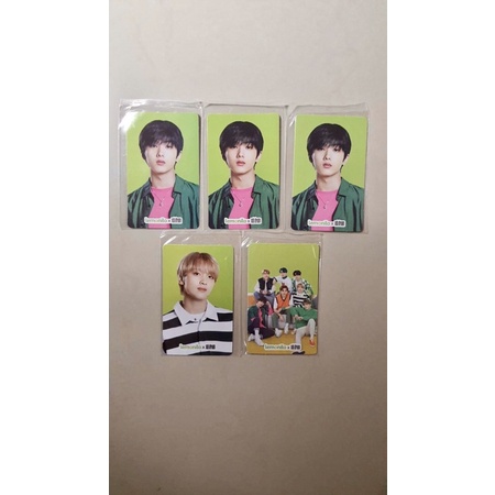 (READY STOCK) Lemonilo x NCT Dream Jisung Haechan OT7 kertas ganteng anti air pc photocard polaroid 