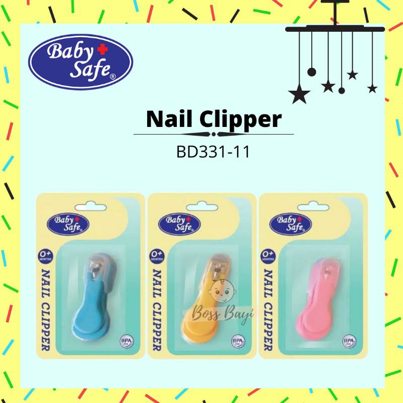 BABY SAFE Nail Clipper BD331-11 Gunting Kuku Bayi Anak