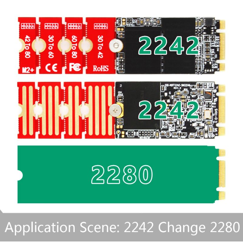 Cre M2PLUS NGFF NVME M.2 Extended Transfer 2230 2242, 2260, 2280 Aircraft M2 NVME NGFF M.2 M3 M.2