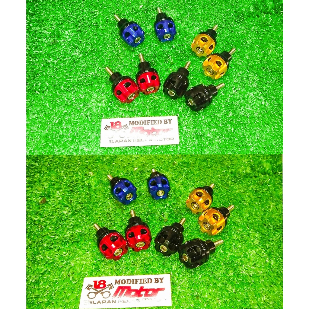 Jalu BAUT Spakbor CNC Variasi monel r15 ninja 250 Mono FI Karbu cbr