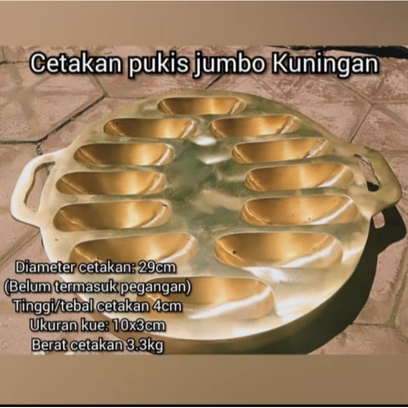 Cetakan Pukis Jumbo Kuningan