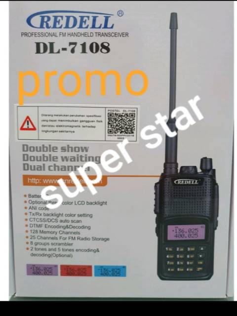 Ht redel dl 7108 dual band original garansi 2th