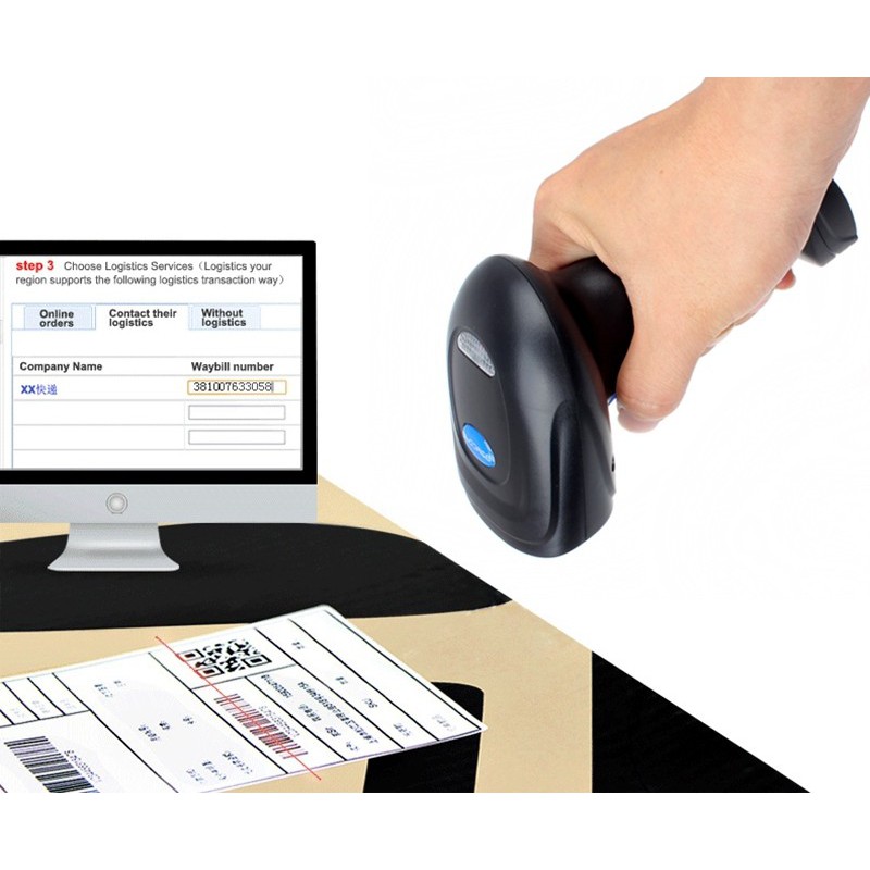 Bluetooth Barcode Scanner / Scanner Barcode /Alat Scan Barcode / Wireless Bluetooth Scanner