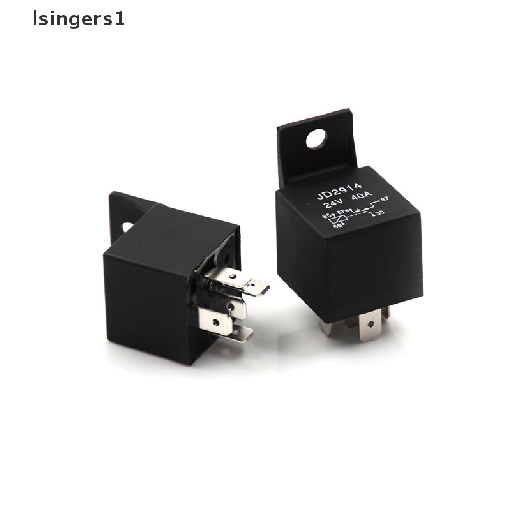 (lsingers1) Relay 5-Pin 40A DC 12V / 24V Untuk Lampu Depan Mobil