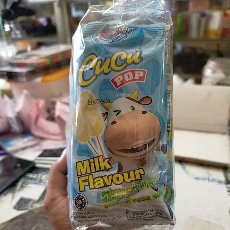 

Permen lollipop rasa susu 10g x 20pcs