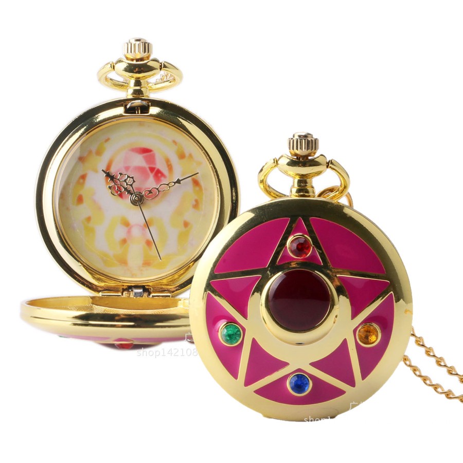 SPPW sailor moon pocket watch jam saku magical girl cosplay