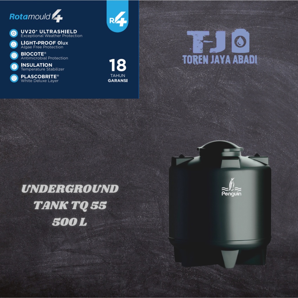 Tandon / Toren / Tangki air Underground Penguin TQ 55 - 500 Liter