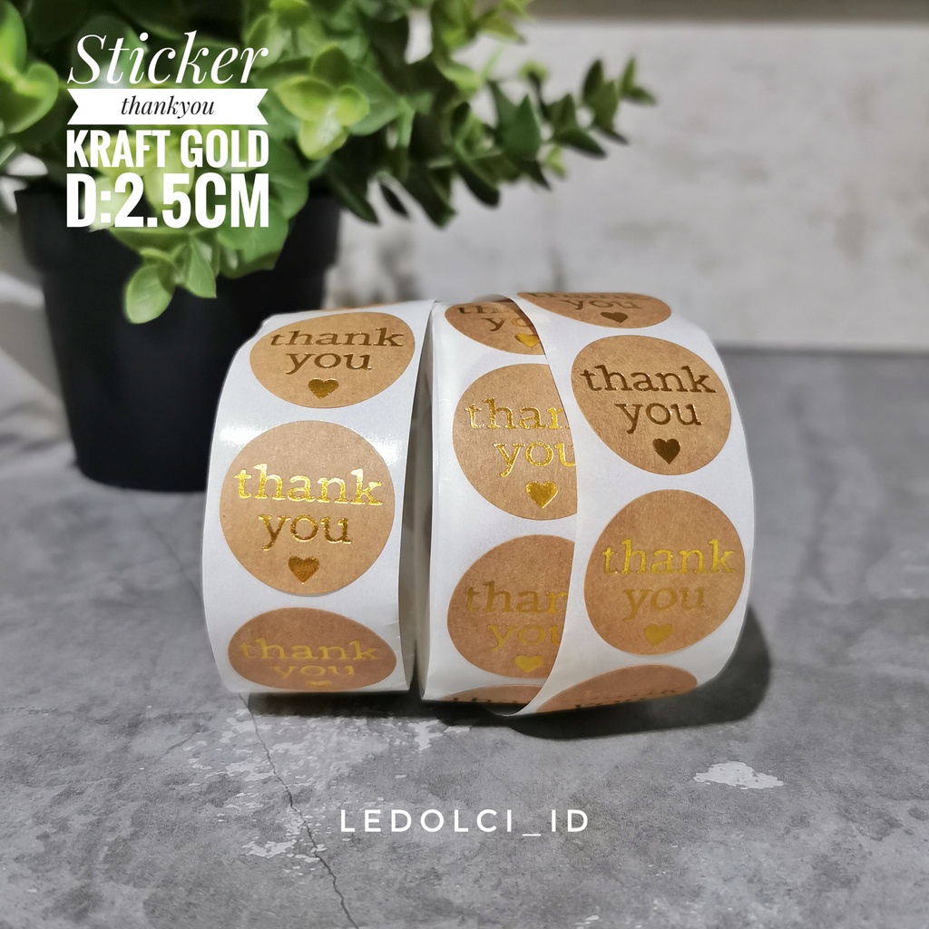 

STICKER MURAH BAGUS LABEL KEMASAN THANK YOU HANDMADE BAKED WITH LOVE