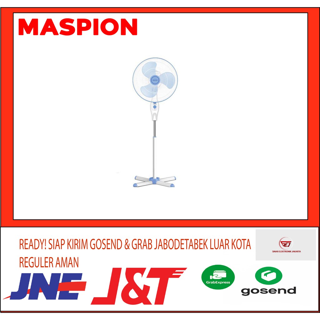 Maspion EX 1611 SX. Kipas Angin Berdiri 16&quot;inc. Baru &amp; Bergaransi Resmi