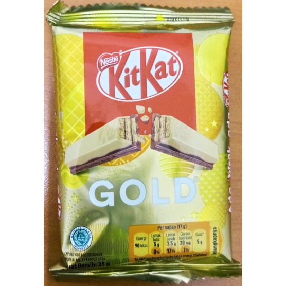 kitkat chocolate gold 4f 35gr