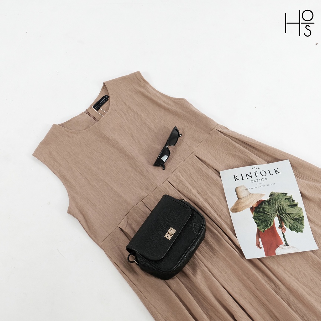 Hosofshopaholic - MAHENA DRESS - Pakaian Wanita - Dress - Casual Dress - Sleeveless Dress - Maxi Dress - Dress Linen - Lentera Collection - Allsize-6
