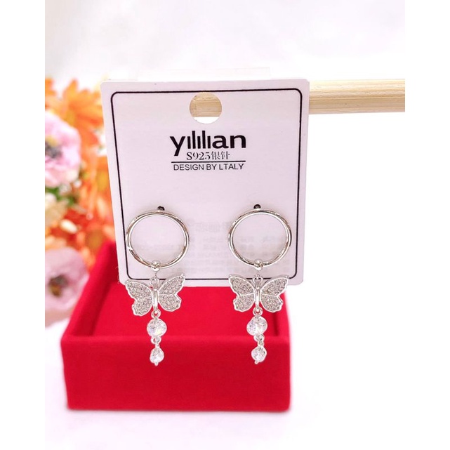 Anting Silver925 Perak Mata Kilau anting silver Anti Karat anti alergi premium Quality S35