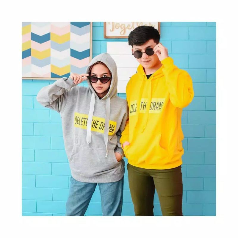 DELETE THE DRAMA HOODIE II SWEATER HOODIE PRIA DAN WANITA #DD