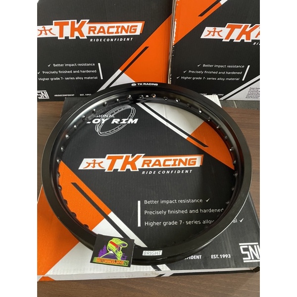 Velg Almunium TK Racing Ring 18 Lebar 215 Hitam Velg TK Racing 215 Ring 18