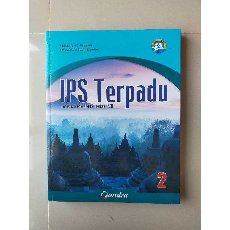 Jual Ori Buku Teks Ips Terpadu K13 Kelas 8 Penerbit Quadra Shopee