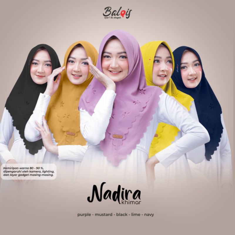 Khimar Nadira | Balqis Hijab