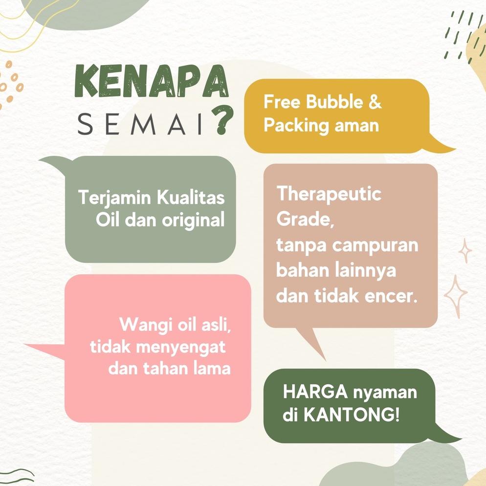 Semai Lemon Essential Oil Diffuser Aromatherapy Minyak Atsiri