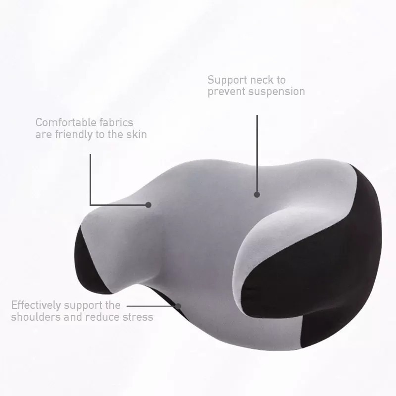 HEADREST NECK PILLOW FOAM PREMIUM BANTAL LEHER KURSI MOBIL
