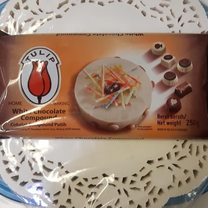 

31.87-Kue- Tulip Compound 250 Gram (Dark/Milk/Strawberry/White) -Terlengkap-Termurah-Dijamin.