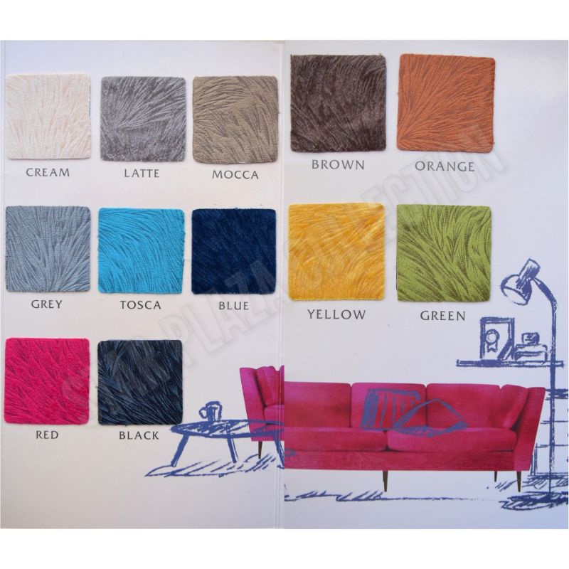 Promo Bahan Kain Bludru / Velvet / Beludru Kilap Emboss - Bella (Sofa, Jok, Kursi, Peci, Songkak,