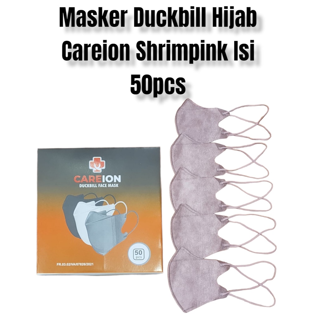 MASKER DUCKBILL DEWASA CAREION ISI 50 MASKER DUCKBILL EARLOPP ISI 50