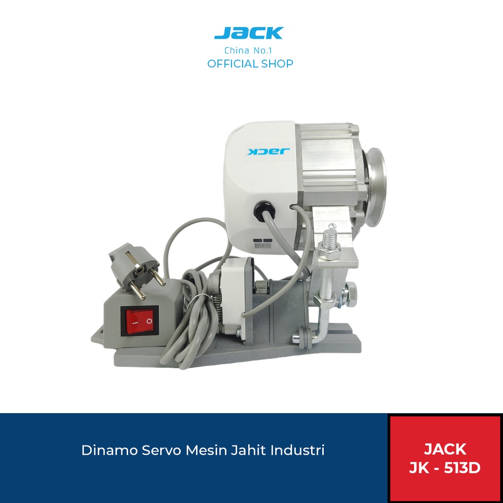 Jack JK-513D Dinamo Servo Mesin Jahit Industri Original