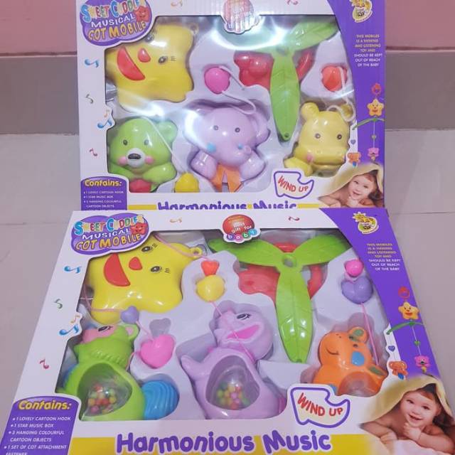 Merry Go Round Mainan Musik Gantung Bayi - Mainan Gantungan Bayi Musik