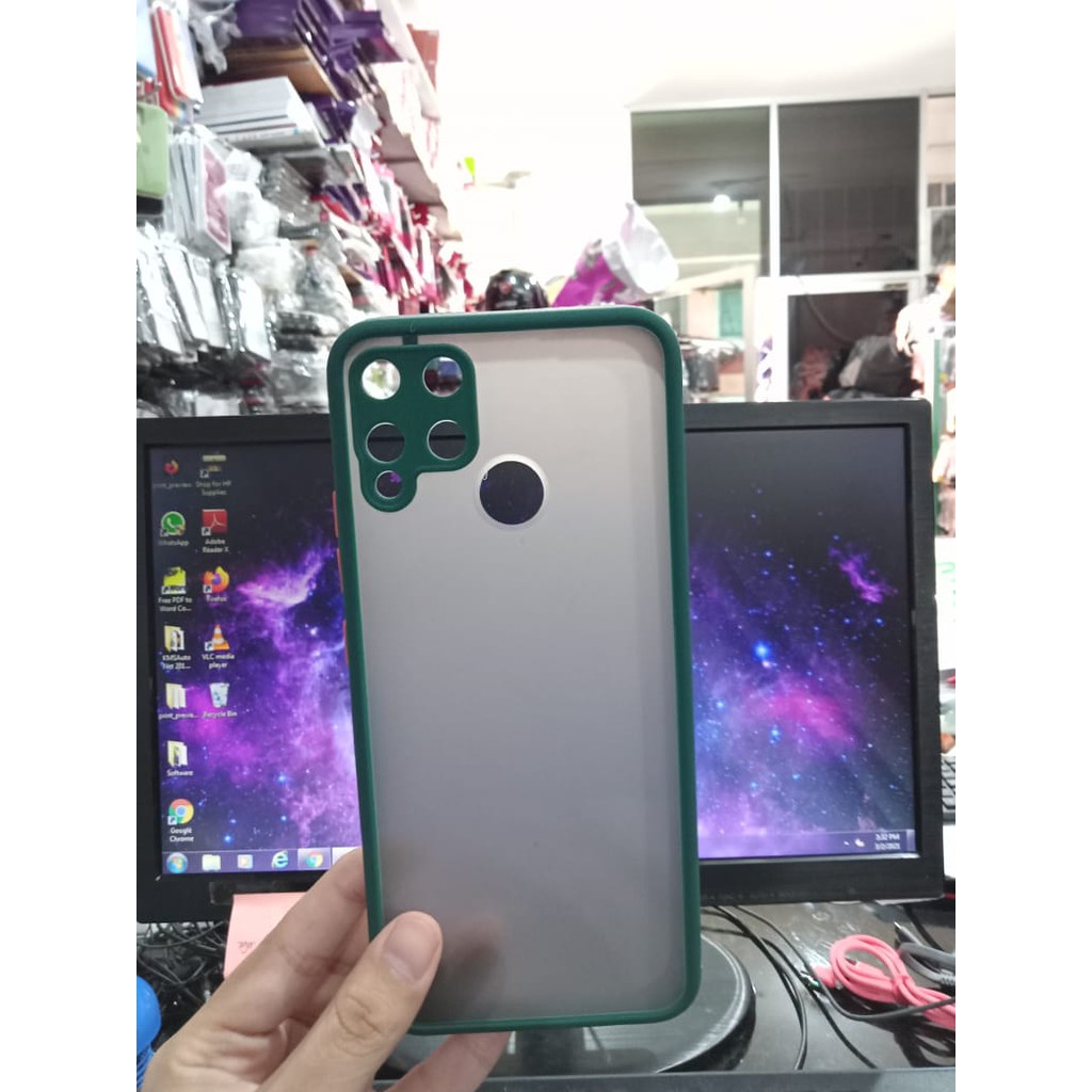 Bumper AERO CASE Realme C30 / C15 6.5 Inchi Premium Hardcase My Choice List Warna Matte