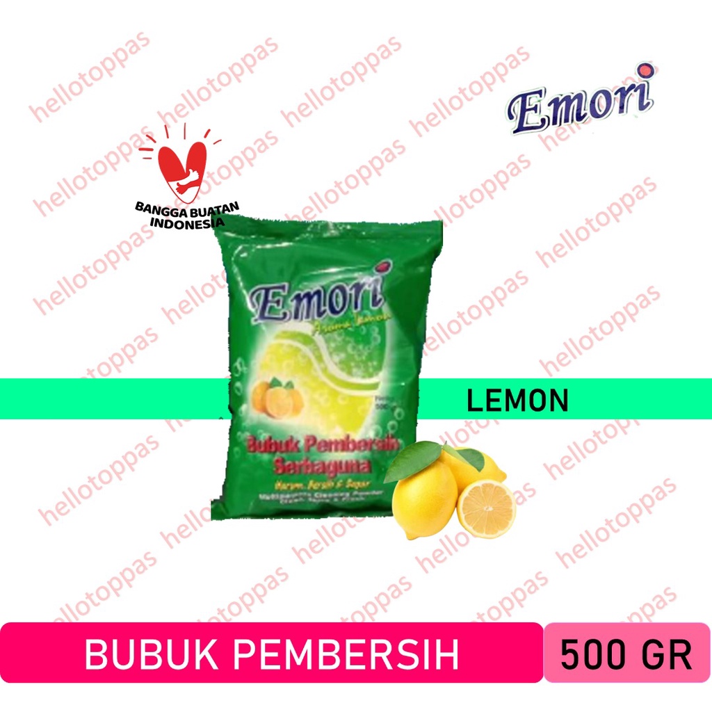 Emori Sabun Bubuk Pembersih Serbaguna Refill 500gr