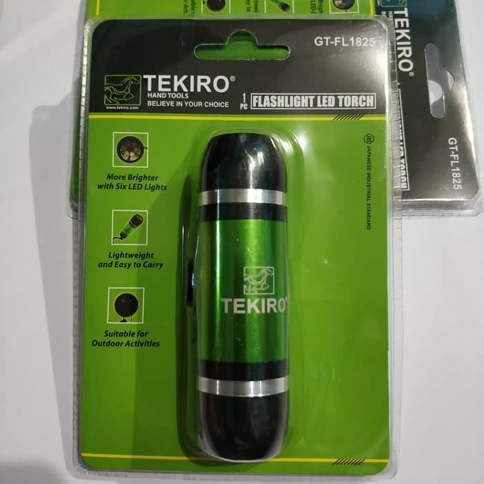 TEKIRO FLASHLIGHT LED TORCH Tekiro SENTER LED MINI GT-FL1825