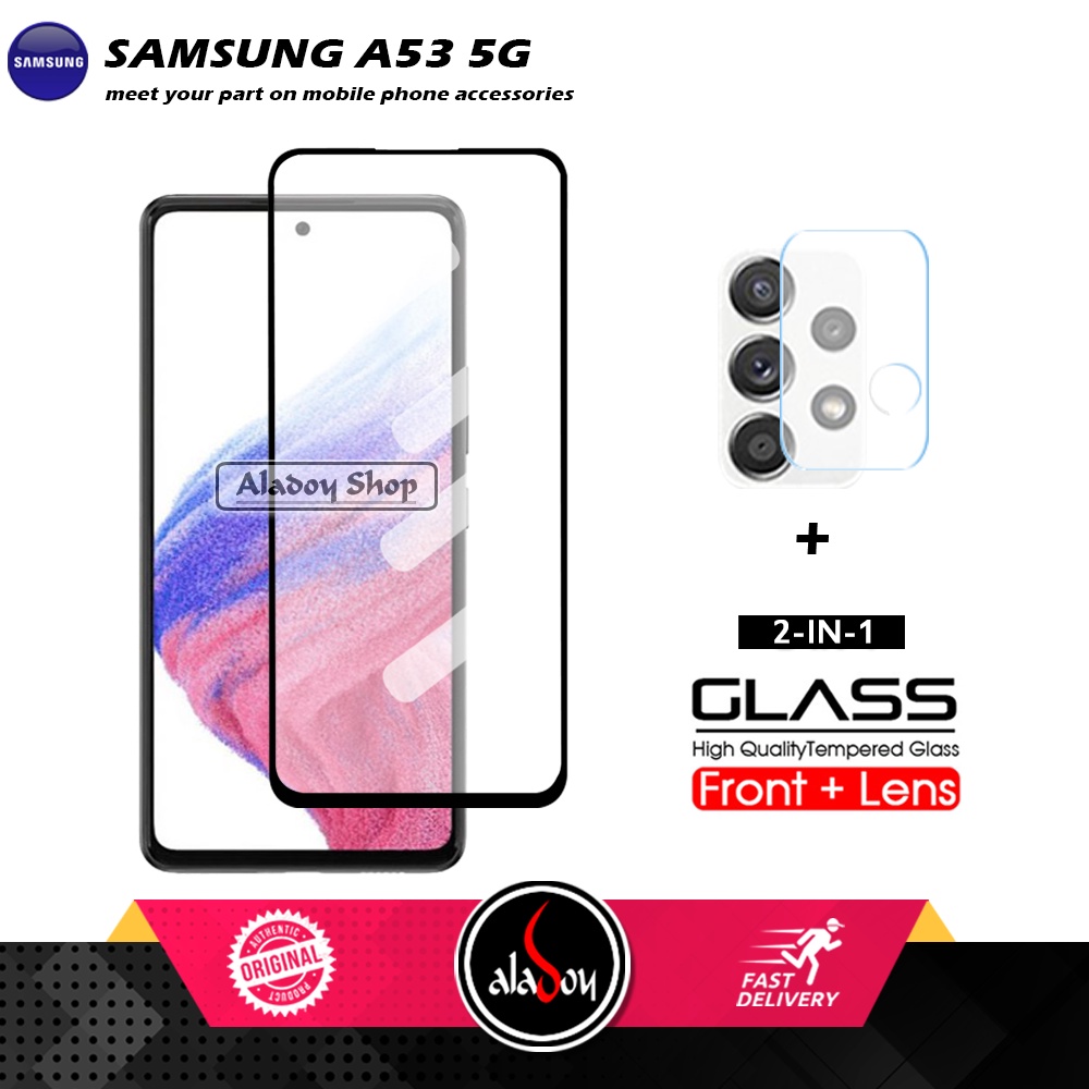 PAKET Tempered Glass Layar Samsung A53 5G 2022 Free Tempered Glass Camera