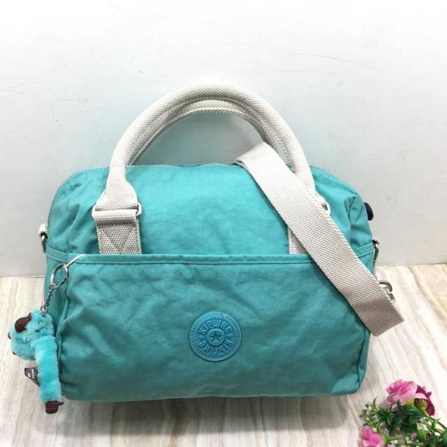 Kipling Beonica totebag tote bag tas original authentic asli tosca turquoise biru
