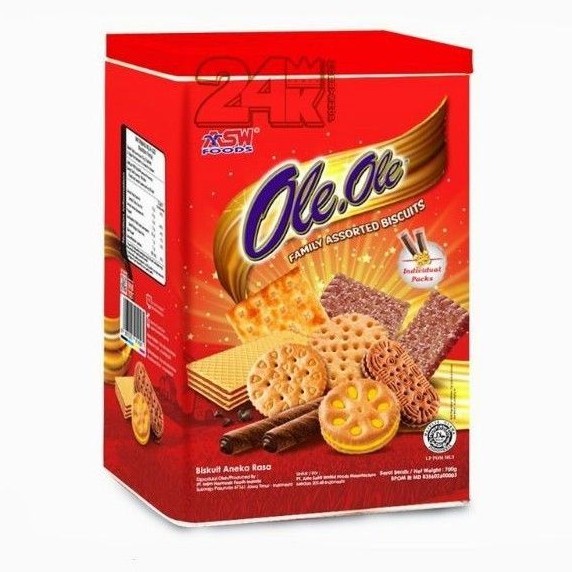 ASW Ole Ole Family Assorted Biscuits 700gr