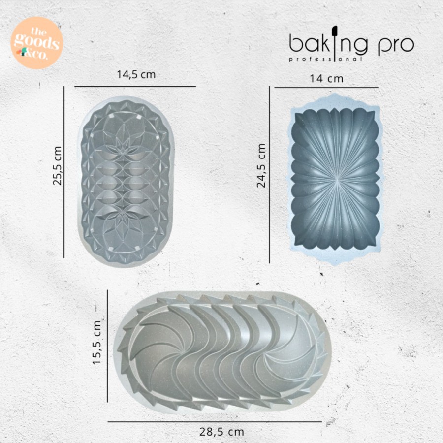 Loyang Kue ANTI LENGKET Bundt Marble baking Pan Loyang Tulban Premium