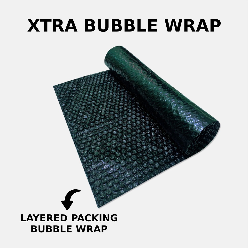 

Extra Bubble Wrap untuk Packing tambahan agar paket aman